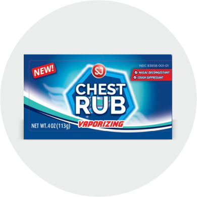 Chest Rub (113g) Nasal Decongesant, Cough Suppresant