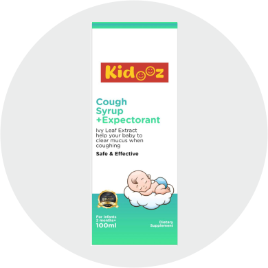 Kidooz Syrup - Cough Syrup + Expectorant