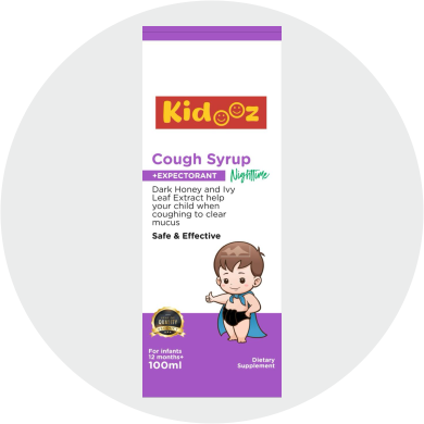 Kidooz Syrup - Coughh Syrup + Expectorant - Night Time